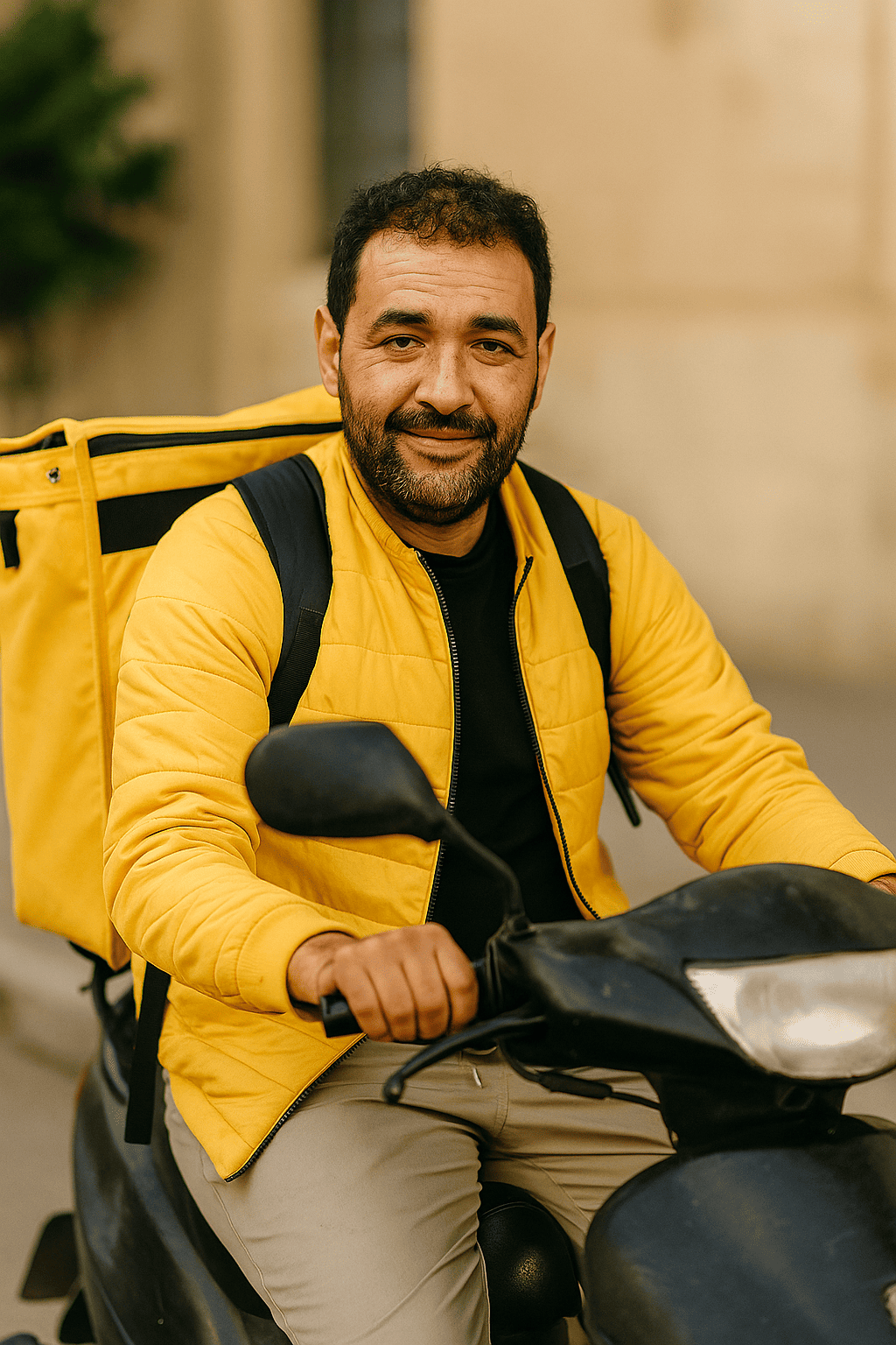 Youssef T., livreur à Casablanca